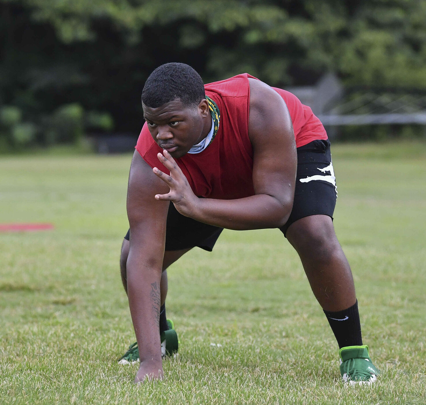 West Florence High School football practice